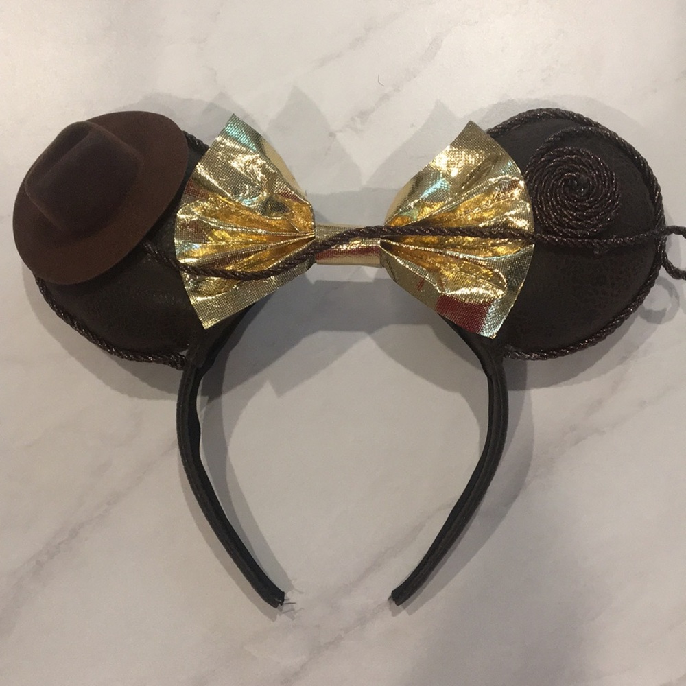 Custom made Indiana Jones Mickey Ears